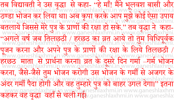 halshashti puja katha